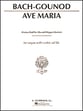 Ave Maria-Organ/Violin Organ sheet music cover